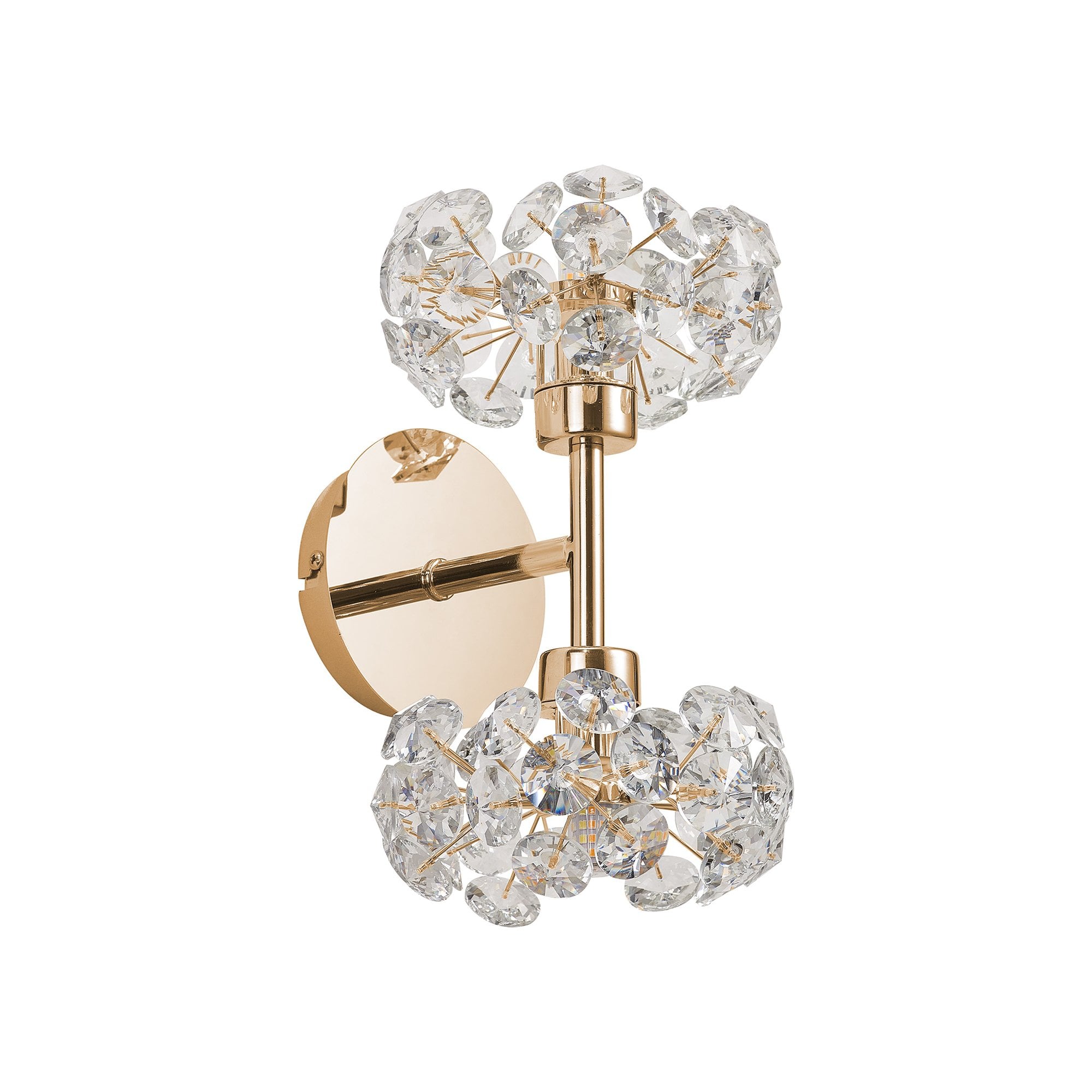 NLK13599 Paris2 Light Wall Light French Gold Crystal