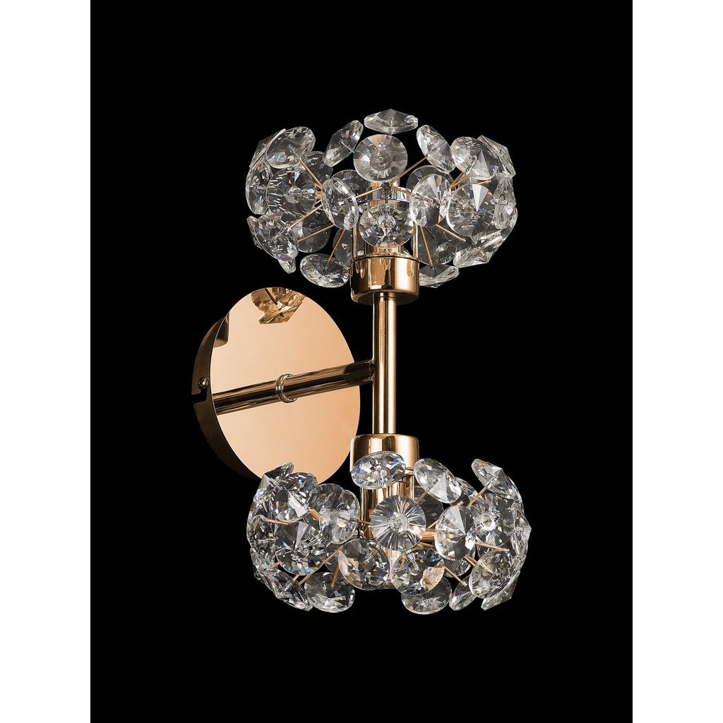 NLK13599 Paris2 Light Wall Light French Gold Crystal