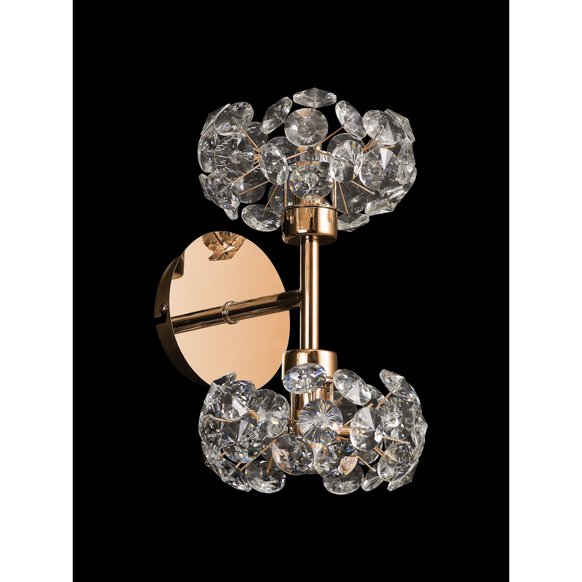 NLK13599 Paris2 Light Wall Light French Gold Crystal