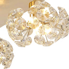 NLK15439 Paris 4 Light Flush Ceiling Light French Gold Crystal