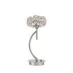 NLK15449 Paris 1 Light Table Lamp Polished Chrome Crystal