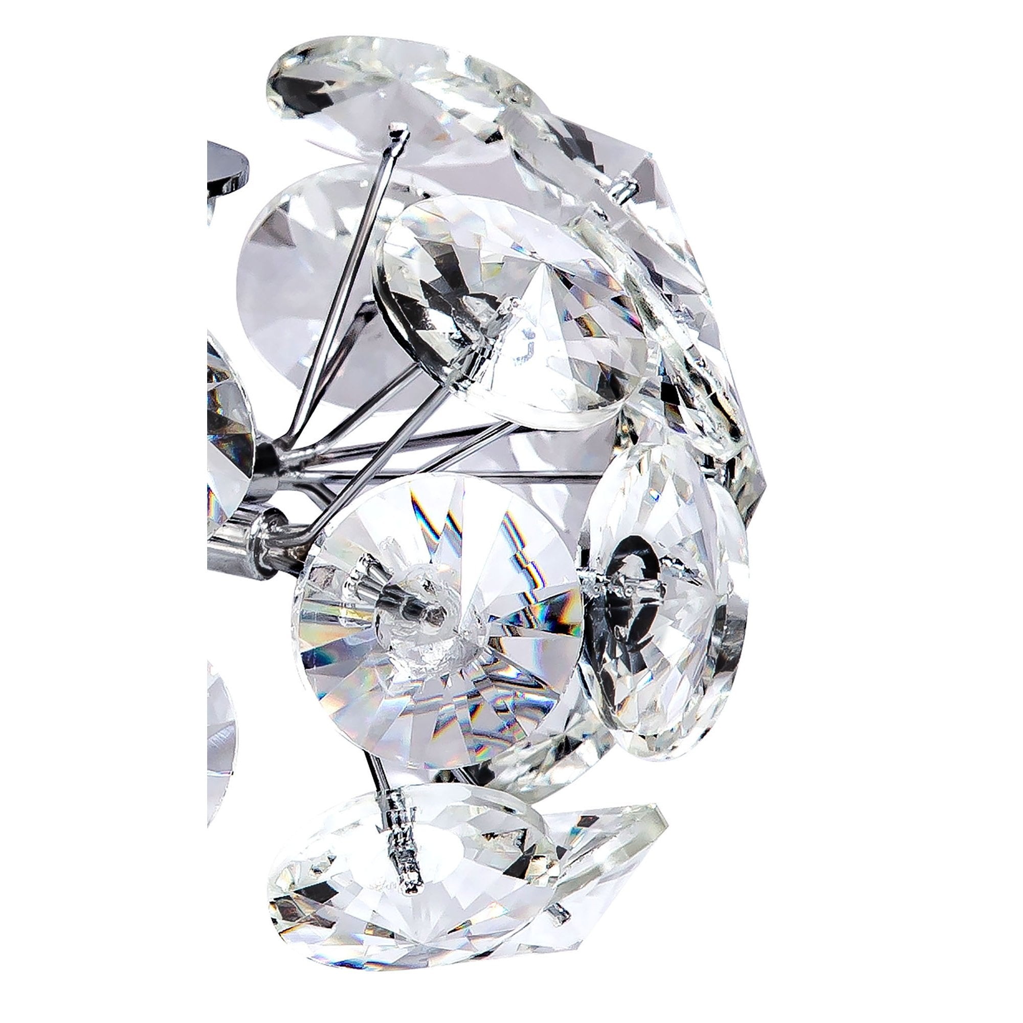 NLK15449 Paris 1 Light Table Lamp Polished Chrome Crystal