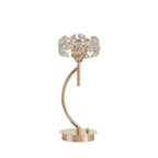 NLK15459 Paris 1 Light Table Lamp French Gold Crystal
