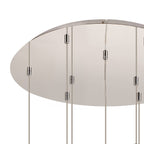 NLK15469 Paris 9 Light Round Pendant Polished Chrome Crystal