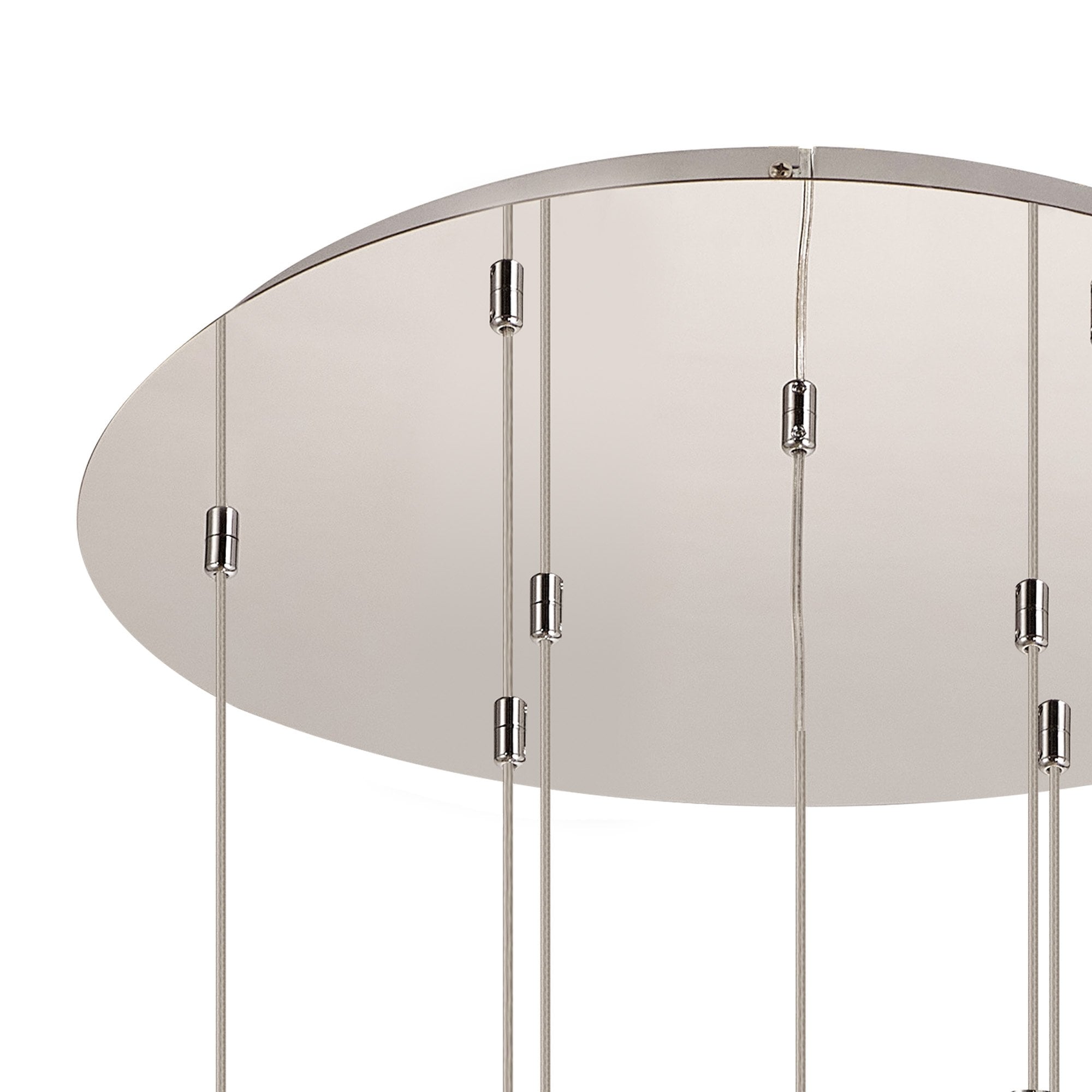 NLK15469 Paris 9 Light Round Pendant Polished Chrome Crystal