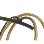 NL86689 Candio 2 Light Flush Ceiling Light Matt Black Painted Gold