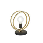 NL86759 Candio 1 Light Table Lamp Matt Black Painted Gold