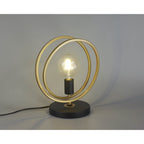 NL86759 Candio 1 Light Table Lamp Matt Black Painted Gold