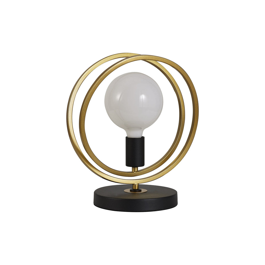 NL86759 Candio 1 Light Table Lamp Matt Black Painted Gold