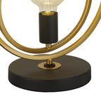 NL86759 Candio 1 Light Table Lamp Matt Black Painted Gold
