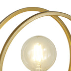 NL86759 Candio 1 Light Table Lamp Matt Black Painted Gold