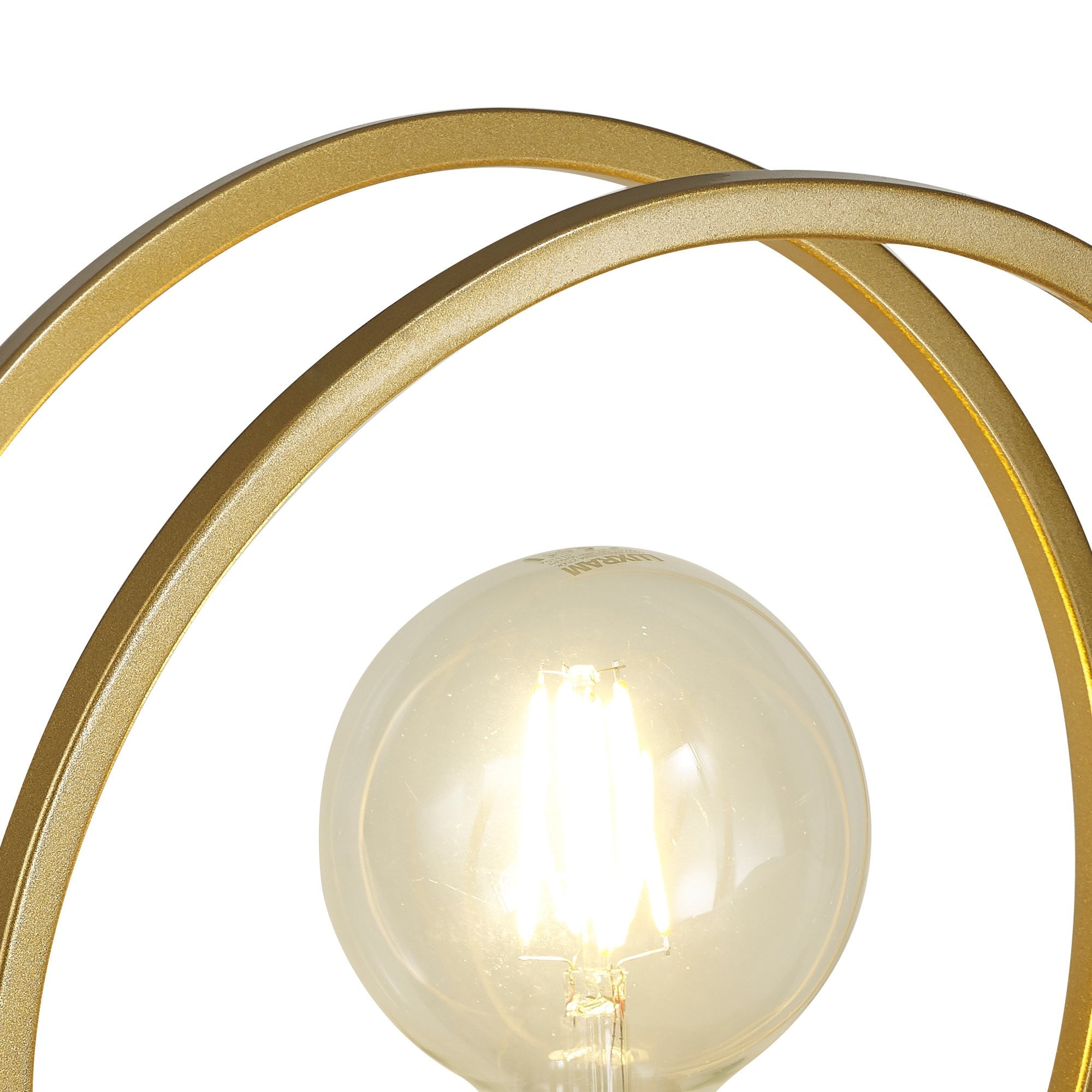 NL86759 Candio 1 Light Table Lamp Matt Black Painted Gold