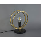 NL86759 Candio 1 Light Table Lamp Matt Black Painted Gold