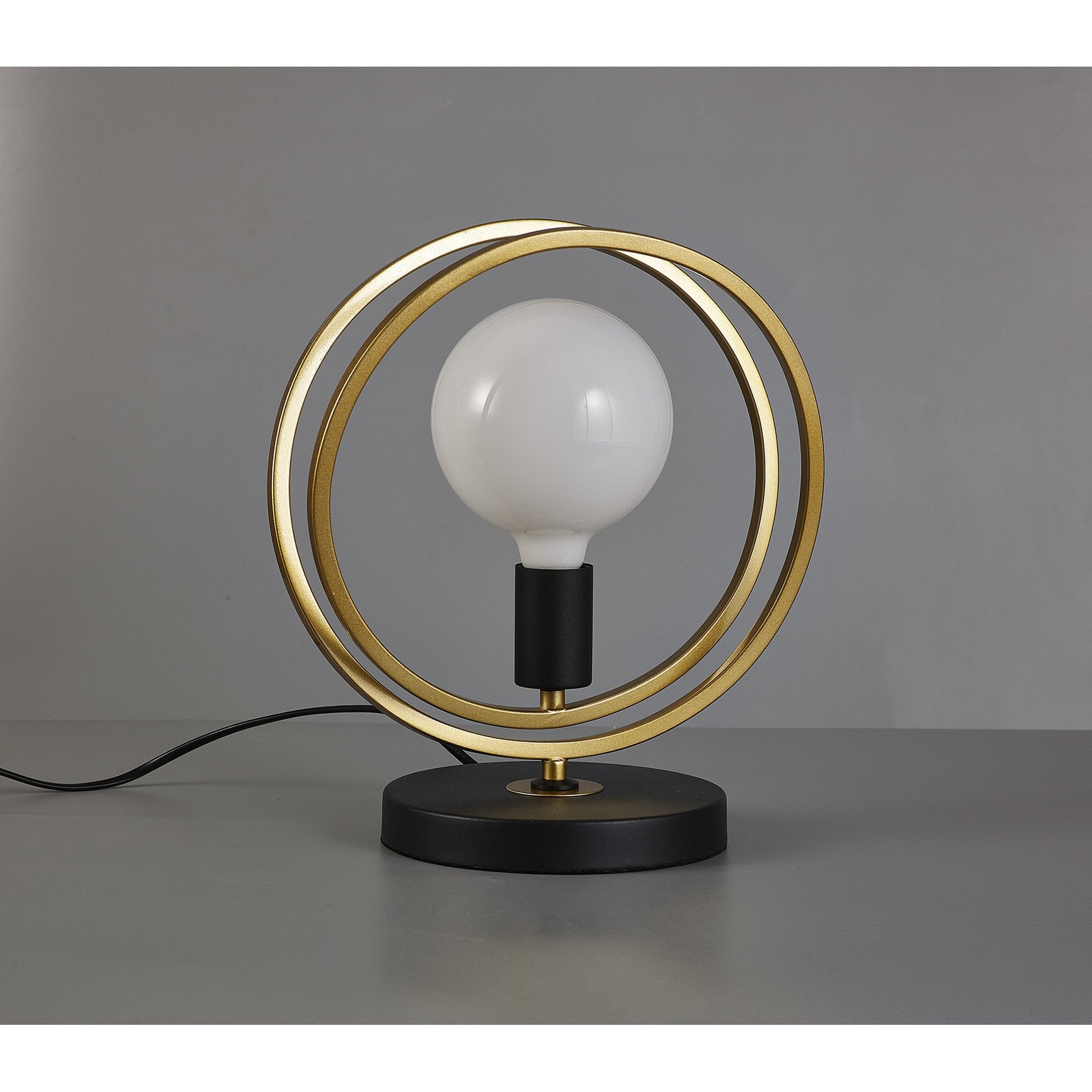 NL86759 Candio 1 Light Table Lamp Matt Black Painted Gold