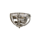 NL87569 Char 2 Light Wall Light Polished Nickel Clear