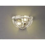 NL87569 Char 2 Light Wall Light Polished Nickel Clear