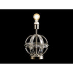 NL87579 Char 1 Light Table Lamp Polished Nickel Clear