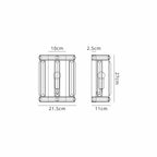 NL93979 Char 1 Light Wall Light Polished Nickel Clear