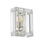 NL93979 Char 1 Light Wall Light Polished Nickel Clear