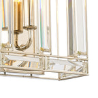 NL93979 Char 1 Light Wall Light Polished Nickel Clear