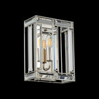 NL93979 Char 1 Light Wall Light Polished Nickel Clear