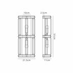 NL93989 Char 2 Light Wall Light Polished Nickel Clear
