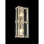 NL93989 Char 2 Light Wall Light Polished Nickel Clear
