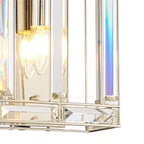 NL93989 Char 2 Light Wall Light Polished Nickel Clear