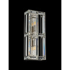 NL93989 Char 2 Light Wall Light Polished Nickel Clear