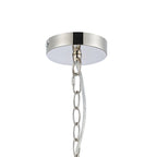 NL99949 Char 2 Light Small Dome Pendant Polished Nickel Clear