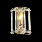 NL99959 Char 1 Light Wall Light Polished Nickel Clear