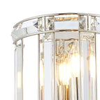 NL99959 Char 1 Light Wall Light Polished Nickel Clear