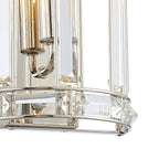 NL99959 Char 1 Light Wall Light Polished Nickel Clear