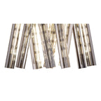 NL83609 Clover 2 Light Wall Light Polished Nickel Smoke