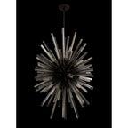 NL87639 Clover 32 Light Oval Pendant Brown Oxide Smoke