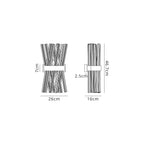 NL88139 Clover 2 Light Wall Light Matt Black Smoked