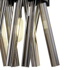 NL88139 Clover 2 Light Wall Light Matt Black Smoked