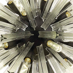 NL88309 Clover 32 Light Oval Pendant Matt Black Clear