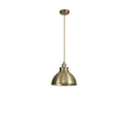 NL85379 Corfu 1 Light Medium Pendant Antique Brass Satin Nickel