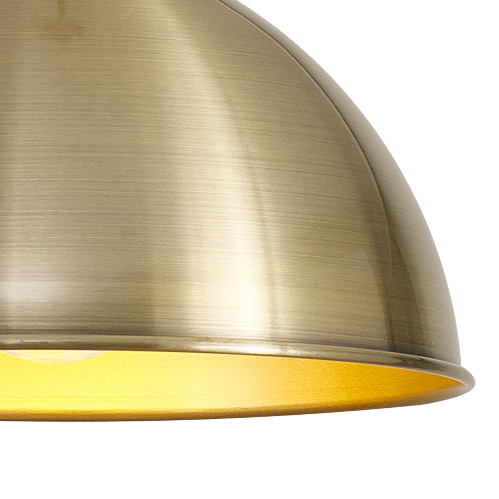 NL85379 Corfu 1 Light Medium Pendant Antique Brass Satin Nickel