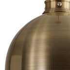 NL85389 Corfu 1 Light Large Pendant Antique Brass Satin Nickel