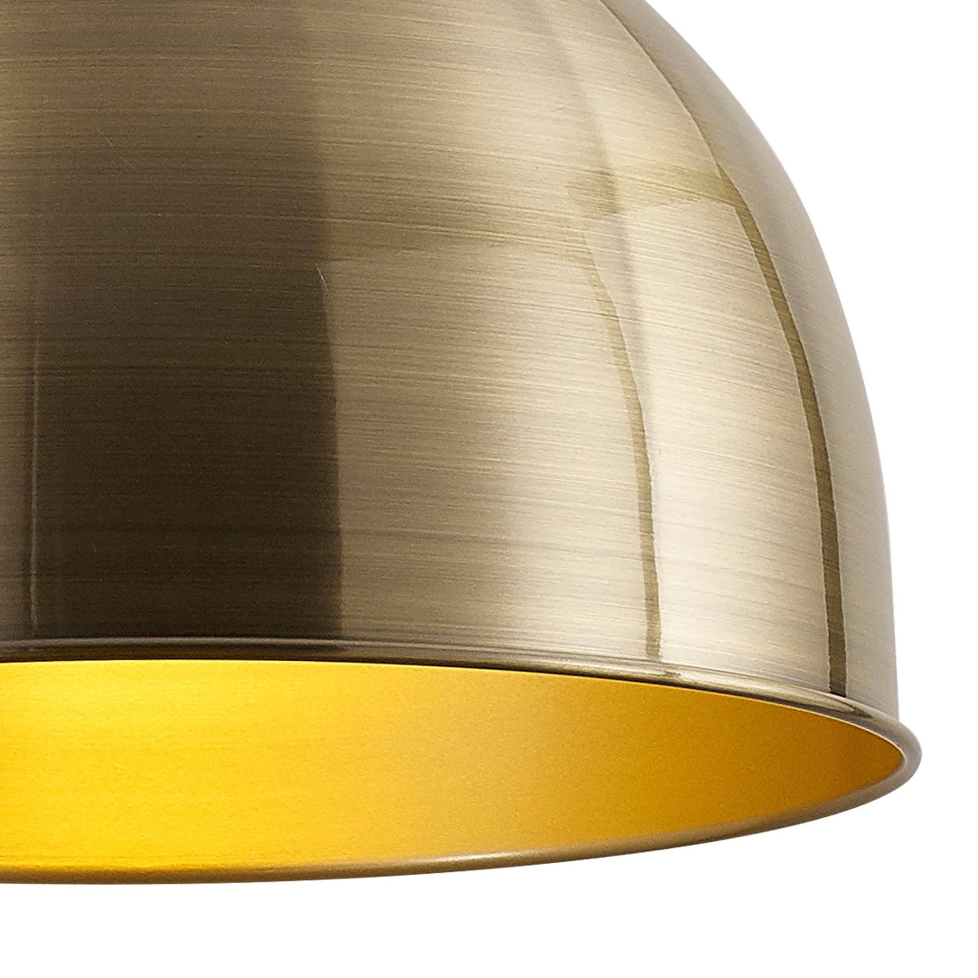 NL85389 Corfu 1 Light Large Pendant Antique Brass Satin Nickel