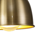 NL85409 Corfu 1 Light Wall Light Antique Brass Satin Nickel