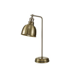 NL85419 Corfu 1 Light Table Lamp Antique Brass Satin Nickel
