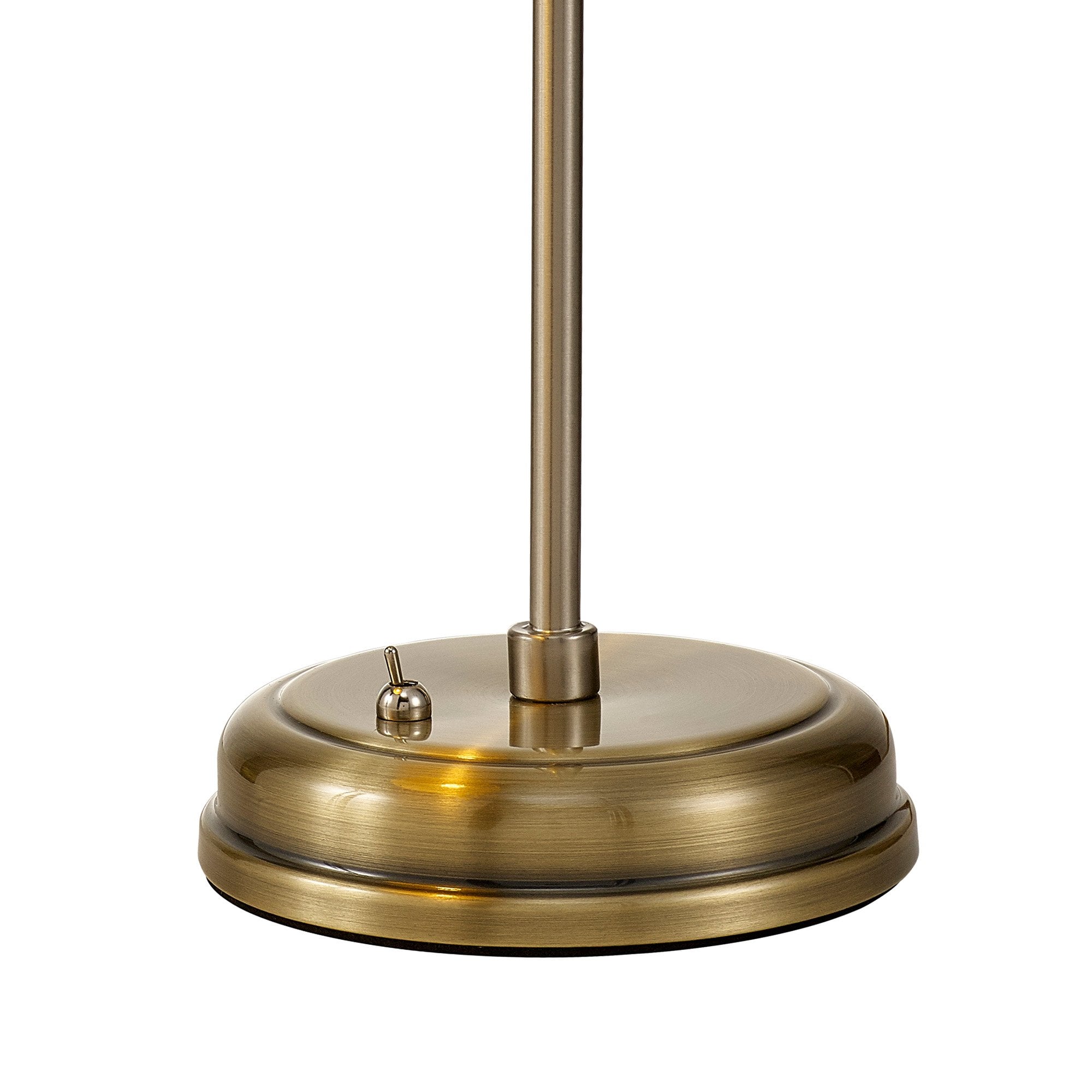NL85419 Corfu 1 Light Table Lamp Antique Brass Satin Nickel