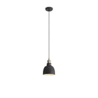 NL85439 Corfu 1 Light Small Pendant Graphite Satin Nickel