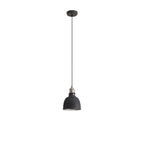 NL85439 Corfu 1 Light Small Pendant Graphite Satin Nickel