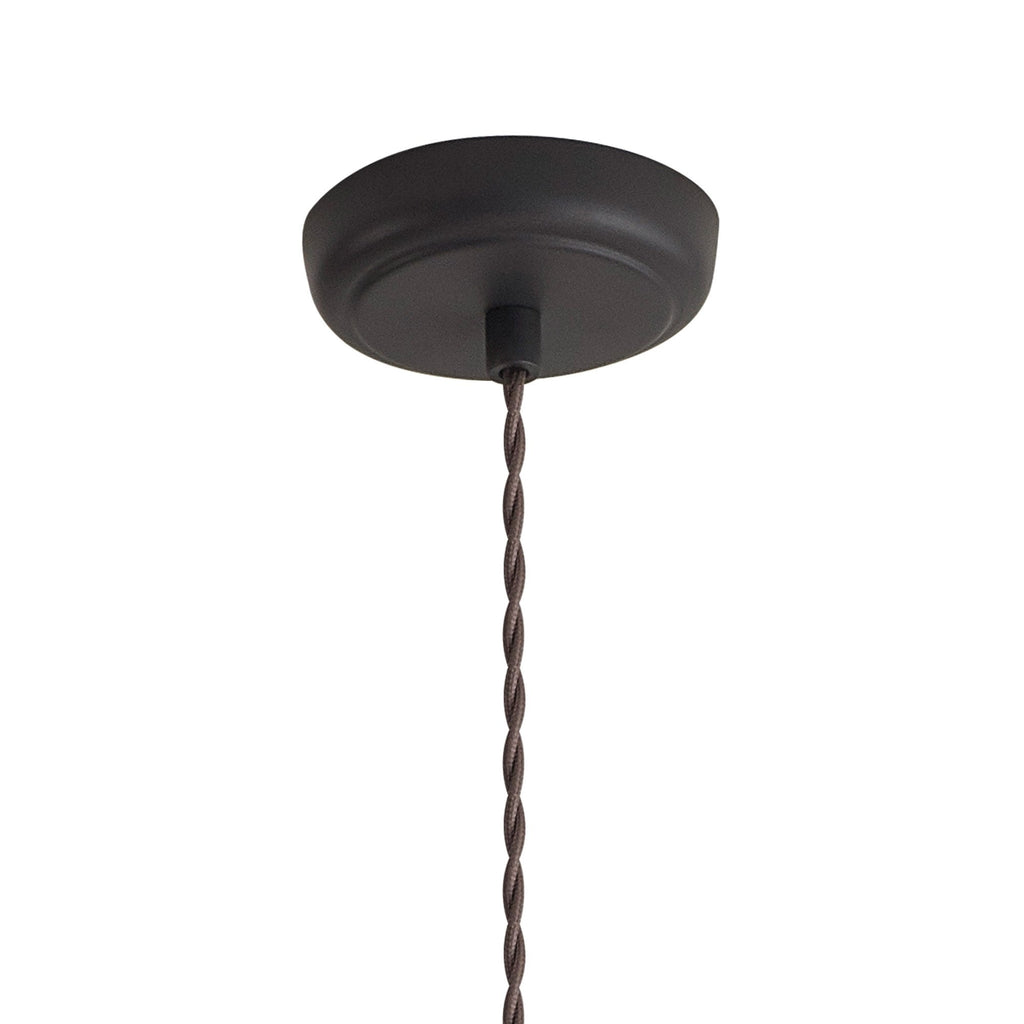 NL85439 Corfu 1 Light Small Pendant Graphite Satin Nickel