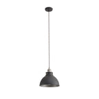 NL85449 Corfu 1 Light Medium Pendant Graphite Satin Nickel
