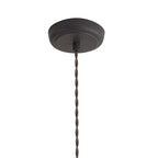 NL85449 Corfu 1 Light Medium Pendant Graphite Satin Nickel